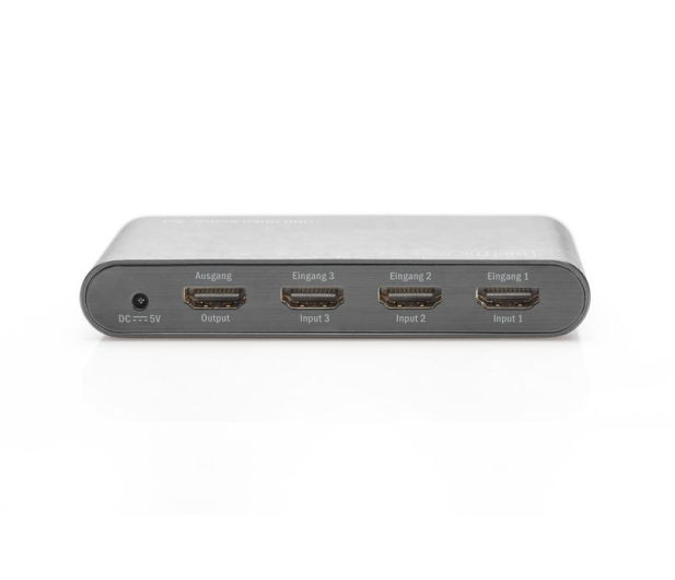 DIGITUS Rozdzielacz/Splitter HDMI 3-portowy, 4K 60Hz UHD 3D HDR, HDCP 2.2, audio DS-45316 - 1384673 - zdjęcie 2